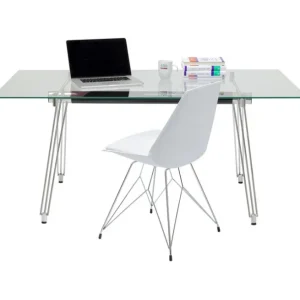 Fashion KARE Design Table Officia Tempered Glass 160x80 cm