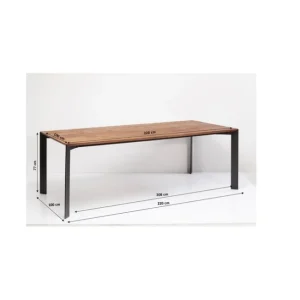 Outlet KARE Design Table Phoenix 220x100cm