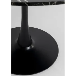 Hot KARE Design Table Schickeria Marble Black Ø110cm
