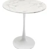 Online KARE Design Table Schickeria Marble White Ø80cm