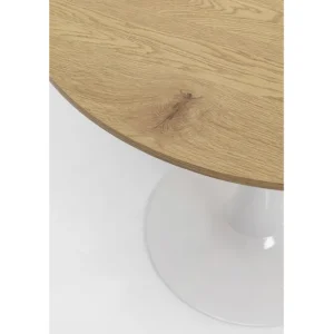 Outlet KARE Design Table Schickeria Oak White Ø80cm
