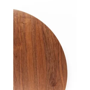 Discount KARE Design Table Schickeria Walnut Black Ø80cm