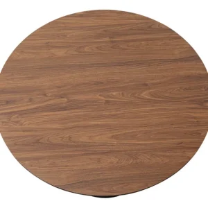Discount KARE Design Table Schickeria Walnut Black Ø110cm