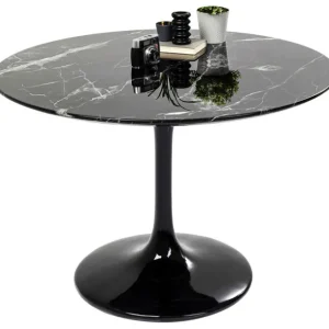 New KARE Design Table Solo Marble Black Ø110