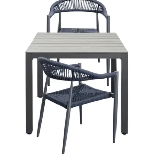 Discount KARE Design Table Sorrento Grey 80x80cm
