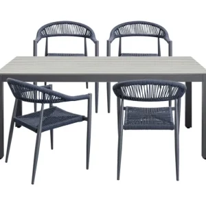 Outlet KARE Design Table Sorrento Grey 180x90cm
