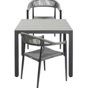 Discount KARE Design Table Sorrento Grey 80x80cm