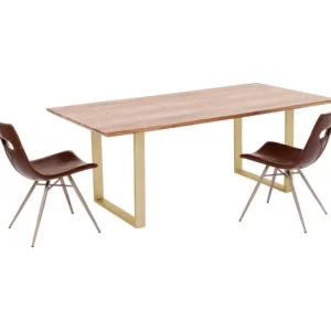 Fashion KARE Design Table Symphony Brass 160x80