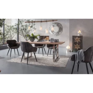 Hot KARE Design Table Symphony Chrome 200x100