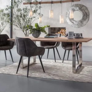 Hot KARE Design Table Symphony Chrome 200x100