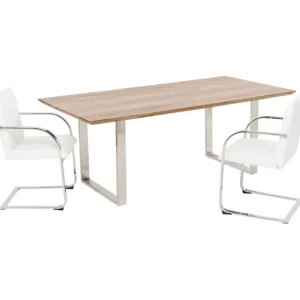 Clearance KARE Design Table Symphony Chrome 180x90