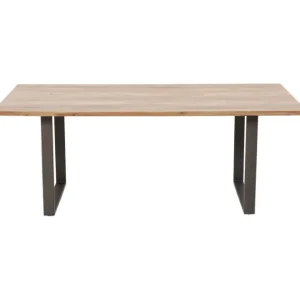 Clearance KARE Design Table Symphony Crude Steel 180x90