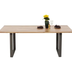 Clearance KARE Design Table Symphony Crude Steel 180x90