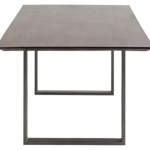 Outlet KARE Design Table Symphony Dark Crude Steel 160x80