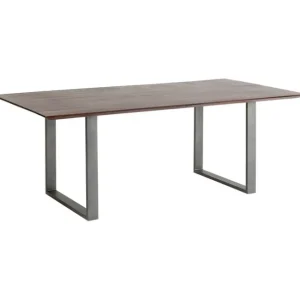 Fashion KARE Design Table Symphony Dark Crude Steel 180x90