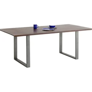 Fashion KARE Design Table Symphony Dark Crude Steel 180x90