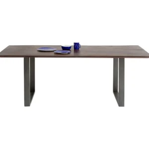 Outlet KARE Design Table Symphony Dark Crude Steel 160x80