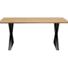 Discount KARE Design Table Symphony Oak Cross Black 200x100cm