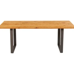 Hot KARE Design Table Symphony Oak Crude Steel 180x90