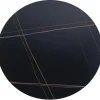 Hot KARE Design Table Top Invitation Round Ceramic Black Ø120cm