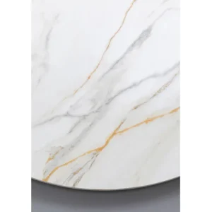 Fashion KARE Design Table Top Invitation Round Ceramic White Ø90cm