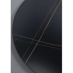 New KARE Design Table Top Invitation Round Ceramic Black Ø90cm