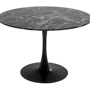 Best KARE Design Table Veneto Marble Black Ø110cm