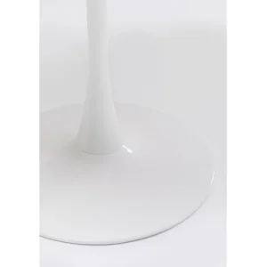 Clearance KARE Design Table Veneto Marble White Ø110cm