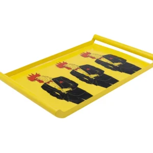 Hot KARE Design Tray Ego Rooster 49x30cm