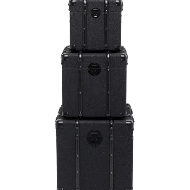 trunk_voyage_black_set_0.webp Online KARE Design Trunk Voyage Black (3/Set)