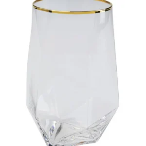 Clearance KARE Design Tumbler Diamond Gold Rim