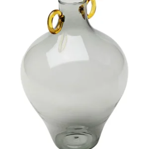 Fashion KARE Design Vase Amore Handle Grey 23cm