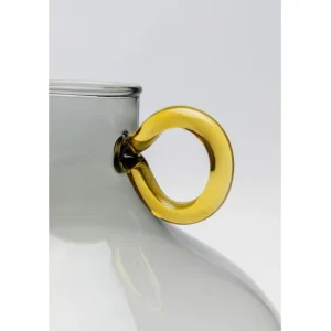 Fashion KARE Design Vase Amore Handle Grey 23cm