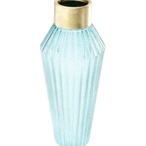 Fashion KARE Design Vase Barfly Light Blue 43cm