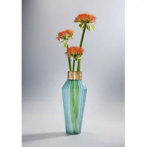 Fashion KARE Design Vase Barfly Light Blue 43cm