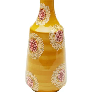 New KARE Design Vase Big Bloom Yellow 38cm