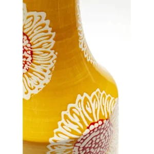 New KARE Design Vase Big Bloom Yellow 38cm