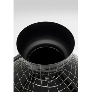 Clearance KARE Design Vase Black Mesh Handle 29cm