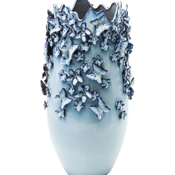 vase_butterflies_lightblu_0.webp Online KARE Design Vase Butterflies Lightblue 50cm