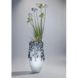 Online KARE Design Vase Butterflies Lightblue 50cm