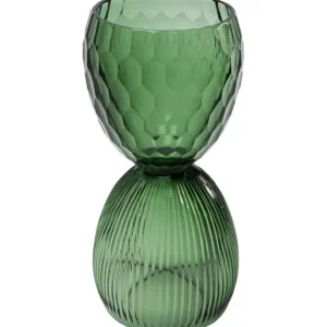 Clearance KARE Design Vase Duetto Green 25cm