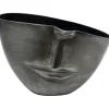 New KARE Design Vase Half Face Anthracite 31cm