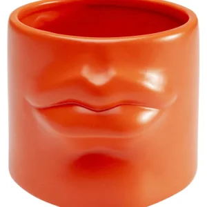 Online KARE Design Vase Labbra Orange 12cm