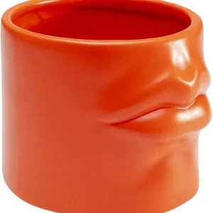 Online KARE Design Vase Labbra Orange 12cm