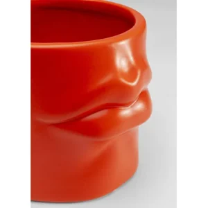 Online KARE Design Vase Labbra Orange 12cm