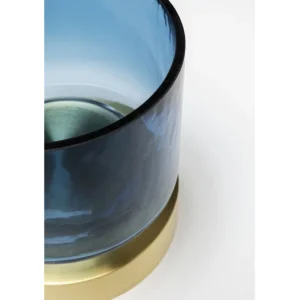 Hot KARE Design Vase Lumi Blue 18cm