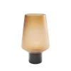 Best KARE Design Vase Noble Ring Amber Matt 26cm