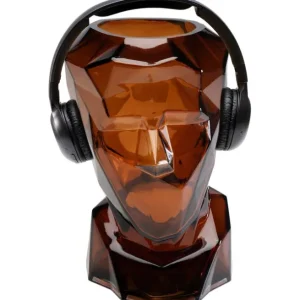 Online KARE Design Vase Prisma Face Brown 30cm