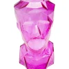 Online KARE Design Vase Prisma Face Pink 30cm