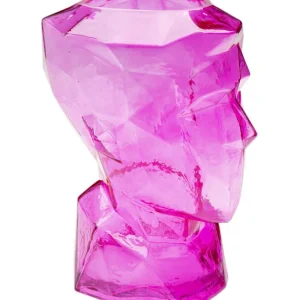 Online KARE Design Vase Prisma Face Pink 30cm